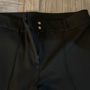 Black pants with buttons